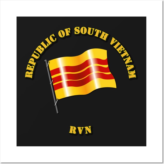 Flag - Republic of South Vietnam Wall Art by twix123844